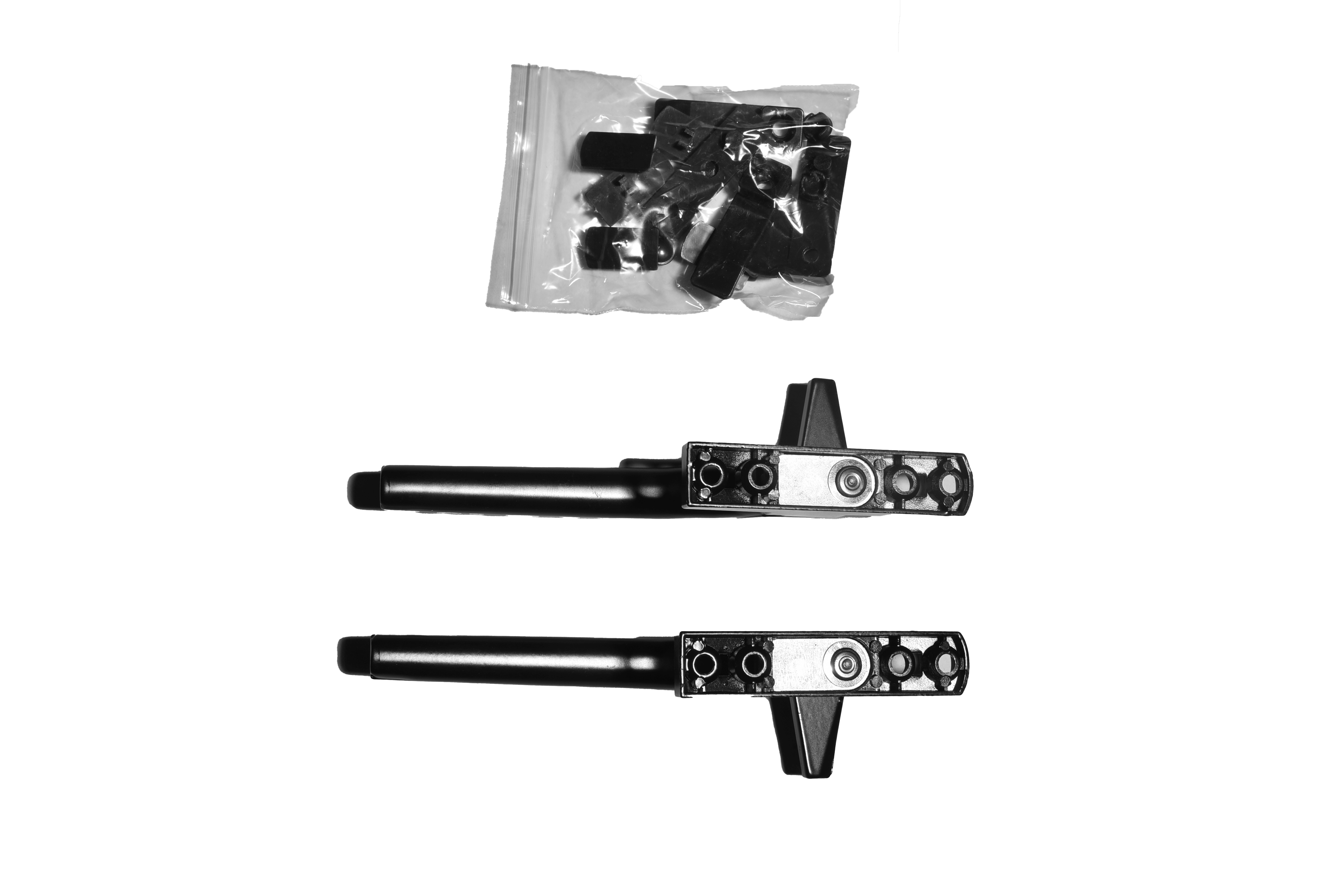 Cockspur Left/Right Zinc Base Aluminum Handle